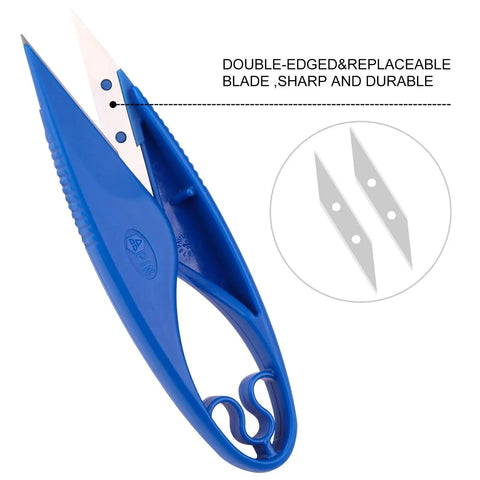 Seam Ripper And Thread Remover Kit For Quilting Leather Denim And Cross Stitch, Ergonomic Stitch Cutter Tools With Patch Remover