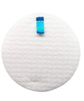 Replacement Pro Grade Vacuum Filters Set For Rotator Powered Lift Away Upright Vacuums AZ1002 NV650 NV651 NV652 NV750 NV751 NV752 NV753 AX950 AX951 AX952 ZU632 Includes Two Post Filters And Four Foam And Felt Filters Part XHF650 XFF650 showing round white felt filter with blue tab
