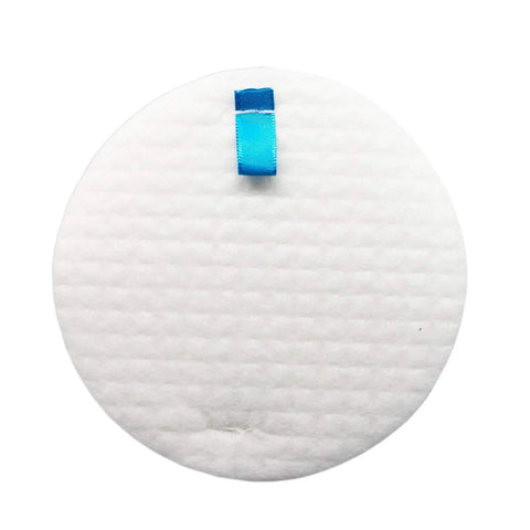 Replacement Pro Grade Vacuum Filters Set For Rotator Powered Lift Away Upright Vacuums AZ1002 NV650 NV651 NV652 NV750 NV751 NV752 NV753 AX950 AX951 AX952 ZU632 Includes Two Post Filters And Four Foam And Felt Filters Part XHF650 XFF650 showing round white felt filter with blue tab