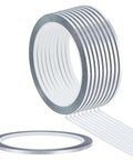Premium Metallic Mirror Trim Tape Heavy Duty Pet Self Adhesive Roll Kicking Up Your Craft Game With Durable 546 Yard Run silver tape on a spool.