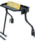 A Frame Trailer Tray Mount For RVs, Front Cargo Carrier And Rack, beefy gear organizer with 300 lbs support, black finish