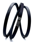 Ultra Tough Narrow V Belt For High Speed Machinery, Oil Resistant Rubber Transmission Belt, SPZ1222LW size shown