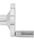 Side view of Mini Lathe Handwheel With Handle CNC Aluminum Alloy 79x36mm 8mm Inner Hole Replacement For CJ18 CJ0618A 0618-3B