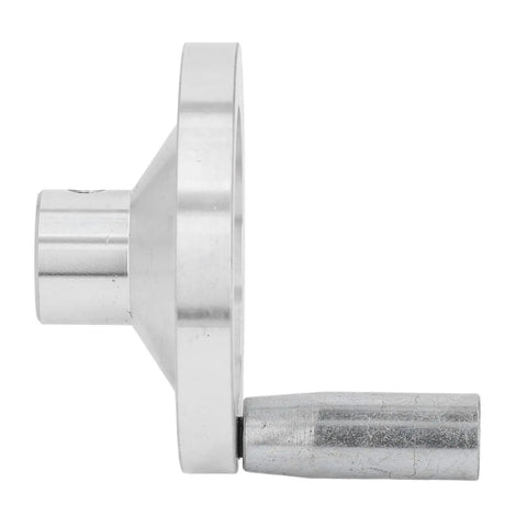 Side view of Mini Lathe Handwheel With Handle CNC Aluminum Alloy 79x36mm 8mm Inner Hole Replacement For CJ18 CJ0618A 0618-3B