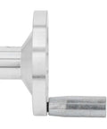 Side view of Hand Wheel With Revolving Handle For CNC Lathes, Aluminum Alloy Wheel For 0618 CJ0618A, chamfered hole visible.