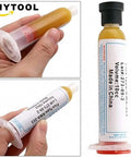Solder Paste 10cc Flux Grease RMA223 For Chips Computers Phones LEDs BGA SMD PGA PCB Repair Tool Ready To Fix Microelectronics Soldering Flux Paste For Repairs in tube