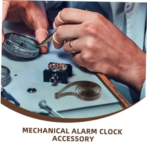 4 Piece Mechanical Clock Main Spring Replacement Kit For Vintage Alarm Clocks DIY Restoration Low Maintenance Clock Parts Set