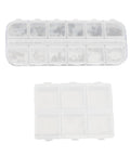 400 Piece Compression Springs Assortment Kit With 12 Sizes And 100 Card Spring Pins in plastic storage case