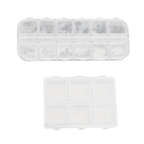 400 Piece Compression Springs Assortment Kit With 12 Sizes And 100 Card Spring Pins in plastic storage case