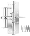 Self Closing Door Hinges 4 Inch With Spring, Easy Install Concealed Hinges For Interior Doors, 90 Degree Positioning Stop