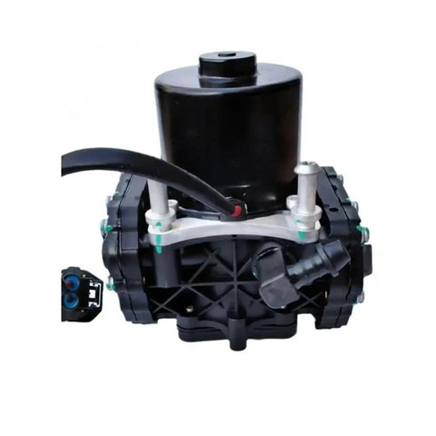 Professional Electric Vacuum Pump For Refrigerant Recovery And Brake Bleeding Makes Quick Work Of Shop Tasks Keeps Your Rig Running Smooth Perfect For Grease Monkeys And Byd Tang Qin Song E5 E6 Yuan Ev Qin Plus - close-up view of motor and connections.
