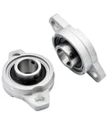 Sturdy 17mm Pillow Block Bearing Unit With Zinc Alloy Housing For Light Duty Use Easy Bolt On Mounting Into Equipment Frames Pre Lubricated Insert Cuts Down Maintenance Includes 2 Pieces For Ease Add Stability No Fuss Get Job Done, pair view