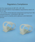 Two white 50 Pack Adjustable Flow Control Tube Clamps For One Quarter To One Half Inch Hoses, Reinforced Nylon PA Clamp, Lab Pinch Valve Hose Clip, Leak Proof Sealing, Chemical Resistant, Pharmaceutical Grade, displayed against a blue background with regulatory compliance text.