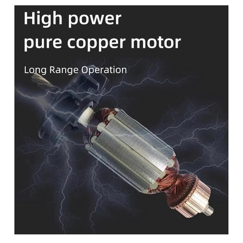 Powerful 1380W Magnetic Drill Press With Adjustable Speed And Self Lube Gearbox Pure Copper Motor high power motor image