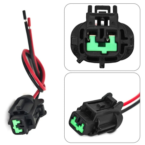 Nissan Ambient Air Temperature Sensor With Pigtail Harness Direct OEM Replacement For 350Z Altima GTR Infiniti QX50 And More Fits 2003 Through 2022 Nissan Models 27722-3VA0A Compatible black sensor with red and black pigtail wires
