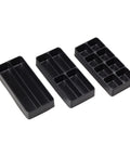 Plastic tray organizers for the Rolling 41 Inch Workbench With 6 Drawers Tray And Holder Full Extension Soft Close Slides 100 Lb Capacity Per Drawer
