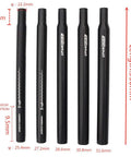 Premium 6061 Aluminum Alloy Seat Post 350mm Long With Multiple Diameters 25.4 27.2 28.6 30.8 31.7mm Black For Mountain And Road Bikes Built To Last