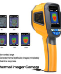 Portable Handheld Infrared Thermal Imager With Laser Pointer, 160 By 120 IR Resolution, 25 Hz Refresh Rate displayed with screen