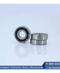 Top Grade Mr105 3NC Hybrid Ceramic Bearings For Industrial Motors And Spindles Featuring Abrasive Resistant Si3N4 Balls with ABEC 1 precision.