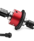 Red 43T Limited Slip Diff Set With 10T Input Gear Front And Rear For ARRMA Kraton 6S Outcast 6S close-up view