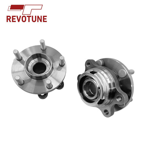 Two Piece Front Wheel Bearing Hub Assembly Direct Fit For JX35 2013 Maxima 2009 2019 Murano 2009 2018 Altima 2007 2018 Pathfinder 2013 2019 QX60 2014 2019 Part 513296 Compatible OEM Quality Replacement