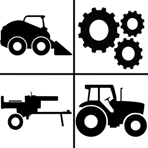Five Gallon Twin Pack ISO 32 Hydraulic Fluid Anti Wear For Heavy Equipment And Racing Gear With High Oxidation Resistance Rust And Foam Control Superior Water Separation Keeps Your Hydraulics Running Smooth. black machinery icons