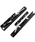 Heavy Duty Full Extension Drawer Slides With Quick Release Latches For No Sweat Setup And Smooth Quiet Ride Rising Table Lift Mechanism and telescopic guide rail, 520mm size.