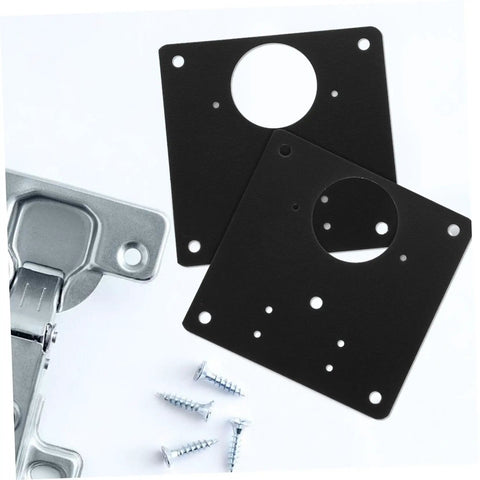 Six Pack Kitchen Cabinet Hinge Repair Plates Kit With Quick Install For Durable Cabinet Doors Easy Secure Attachment