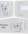 Dimensions of Roller Shade Clutch Repair Kit for 1-1/2 Inch Tubes 38mm Fits Standard Roller Blinds and Screen Shades