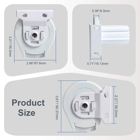 Dimensions of Roller Shade Clutch Repair Kit for 1-1/2 Inch Tubes 38mm Fits Standard Roller Blinds and Screen Shades
