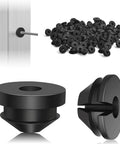 Heavy Duty Black Rubber Cable Railing Grommets For Metal Posts 60 Pack Protective Sleeves For One Eighth Inch Five Thirty Second Inch