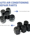 10 Pack Car AC Service Port Covers Kit for R134a Systems 13mm Low Pressure and 16mm High Pressure Caps Universal for Vehicles