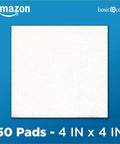 Sterile 4x4 Inch Gauze Pads For Cleaning Covering And Cushioning Cuts And Minor Injuries 12-Ply Extra Absorbent 50 Count
