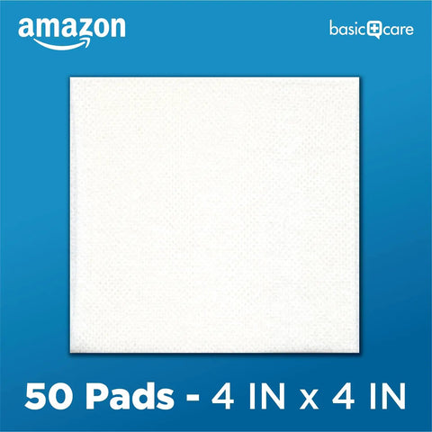 Sterile 4x4 Inch Gauze Pads For Cleaning Covering And Cushioning Cuts And Minor Injuries 12-Ply Extra Absorbent 50 Count