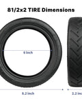 8.5 Inch Scooter Tire Tube Replacement For Gotrax Gxl V2 Xiaomi M365 And More Green Butyl Inner Tube Set 50 75 6.1 Pneumatic Tire
