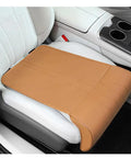 Premium Car Seat Leg Support Pad Cushion For Mini John Cooper Works Electric 2025 2026 Models Made With Soft Memory Foam And Durable PU Leather on seat.