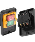 Heavy Duty Push Button Switch 120V 220V 380V 10A On Off Self Locking Button Auto Reset Off with Interior Screw Terminals