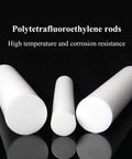 PTFE Teflon Rods White Solid Round Rod 60mm Diameter And 300mm Length The Go To Ultra High Temperature Resistant Material