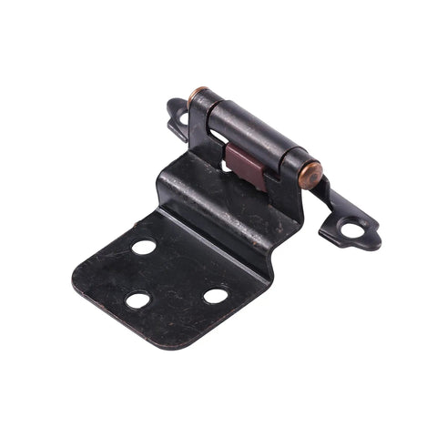 3/8 Inch Kitchen Inset Cabinet Door Hinge Self Closing Oil Rubbed Bronze Includes Mounting Screws