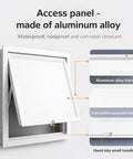 Galvanized Steel Attic Access Panel With Smooth Flush Door For Drywall Ceilings And Walls Sweet Fit Plumbing Service Cover Plate 22 By 36 Inches showcasing waterproof aluminum alloy frame.