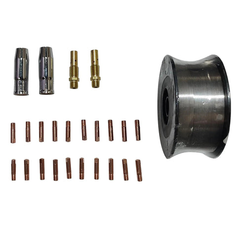 Aluminum Spool Gun for Miller 210 Spoolmate 3035, 5M Cable, DC24V nozzles and wire for welding tool