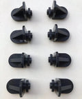 Twist In Shelf Pins 8 Pack Black Durable 5mm Shaft Angled 3D Printed Pegs For Adjustable Shelving In Kitchen Cabinets Bookcases And Shelves