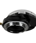 Vintage Pentacon 6 Kiev 66 To Sony Alpha A Mount Tilt Shift Lens Adapter With 360 Degree Rotation 20mm Total Shift 10 Degree Tilt Pro Shooters Swear By For Minolta AF And Other Vintage Lenses On Sony Bodies, black metal adapter