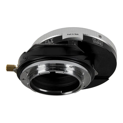 Vintage Pentacon 6 Kiev 66 To Sony Alpha A Mount Tilt Shift Lens Adapter With 360 Degree Rotation 20mm Total Shift 10 Degree Tilt Pro Shooters Swear By For Minolta AF And Other Vintage Lenses On Sony Bodies, black metal adapter