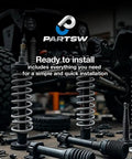 2Pc Front Lower Ball Joint Kit For Dodge Charger And Chrysler 300 2005 To 2015 Front Suspension Replacement And Alignment Maintenance Easy Install Direct Fit For Quick Replacement And Improved Steering Stability, front suspension parts laid out