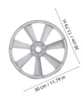 Heavy Duty Single Groove Metal Belt Pulley For Air Compressor Pump Drive, 30 cm size for efficient airflow.