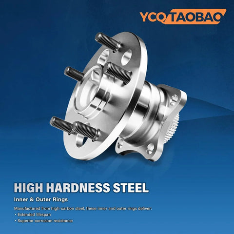 Front Axle Bearing And Hub Assembly For Chevrolet Colorado And GMC Canyon 2004 To 2013 Beefed Up One Piece Wheel Hub Bearing