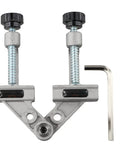 Sumsoctober Adjustable Right Angle Welding Clamp For 1-40mm Plates Lightweight Aluminum Alloy Multi-Purpose Tool with screws.