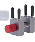 Mini Bench Vise Clamp For Jewelry Repair And Model Making Pro Grade Adjustable Parallel Jaws For Gripping Small Parts Up To 1.18 Inches metal silver with red knob and protective sleeves