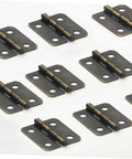 Heavy Duty Spring Hinges Kit 500 Pieces For Boxes And Cabinets With Screws Miniature Iron Hinges Antique Style Hardware